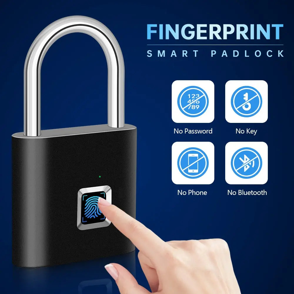 Smart lock fingerprint waterproof