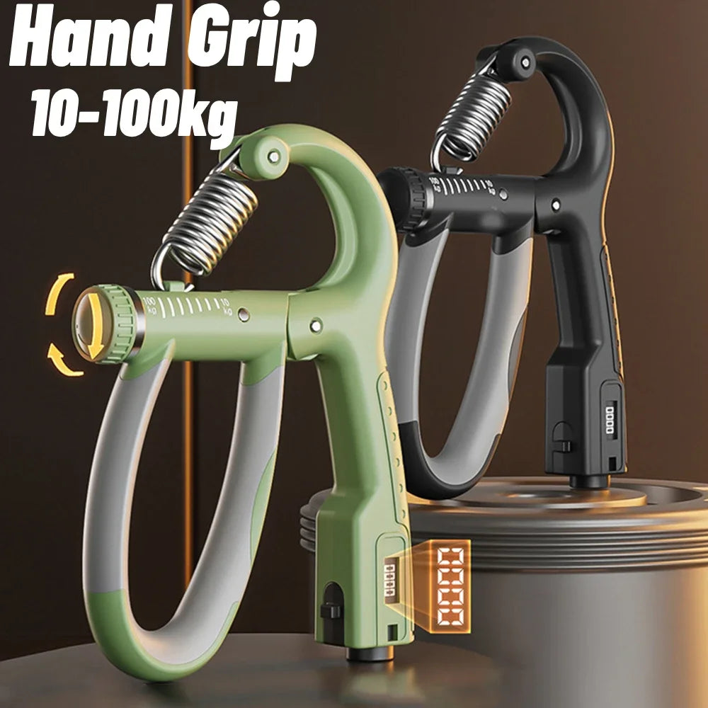 Hand grip trainer (100kg) - Adjustable with counter