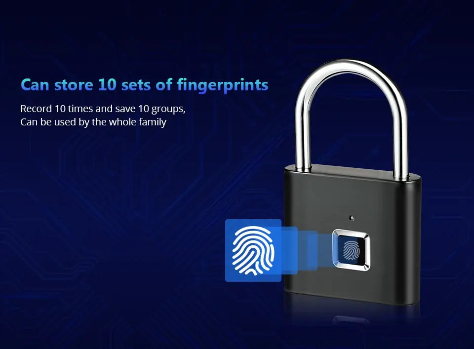 Smart lock fingerprint waterproof