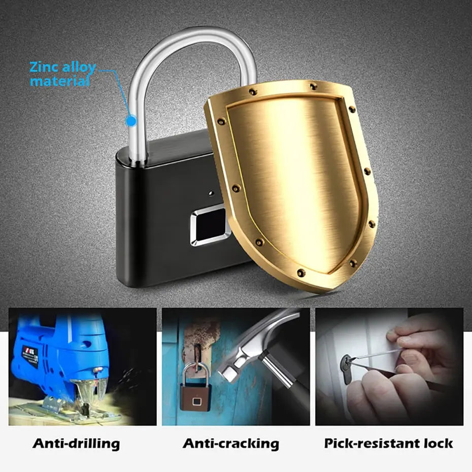 Smart lock fingerprint waterproof